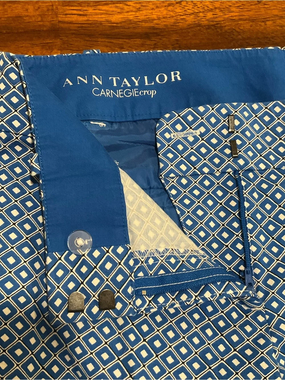 Ann Taylor Carnegie Cropped Ankle Pants